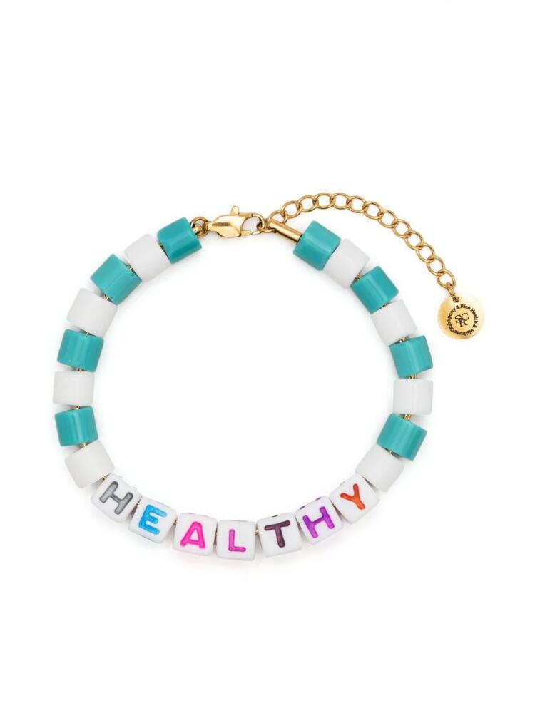 Sporty & Rich Healthy beaded bracelet - White Cover