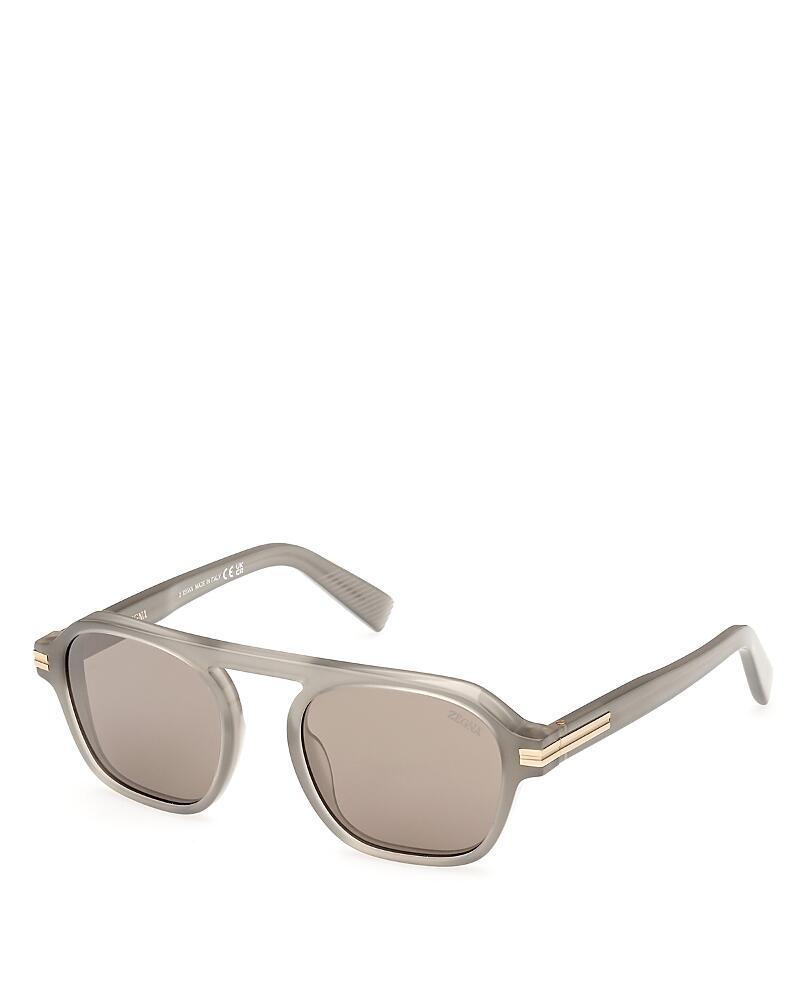 Zegna Round Sunglasses, 51mm Cover