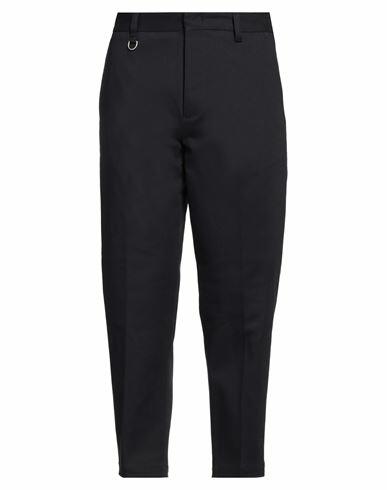 Paolo Pecora Man Pants Midnight blue Cotton, Elastane Cover