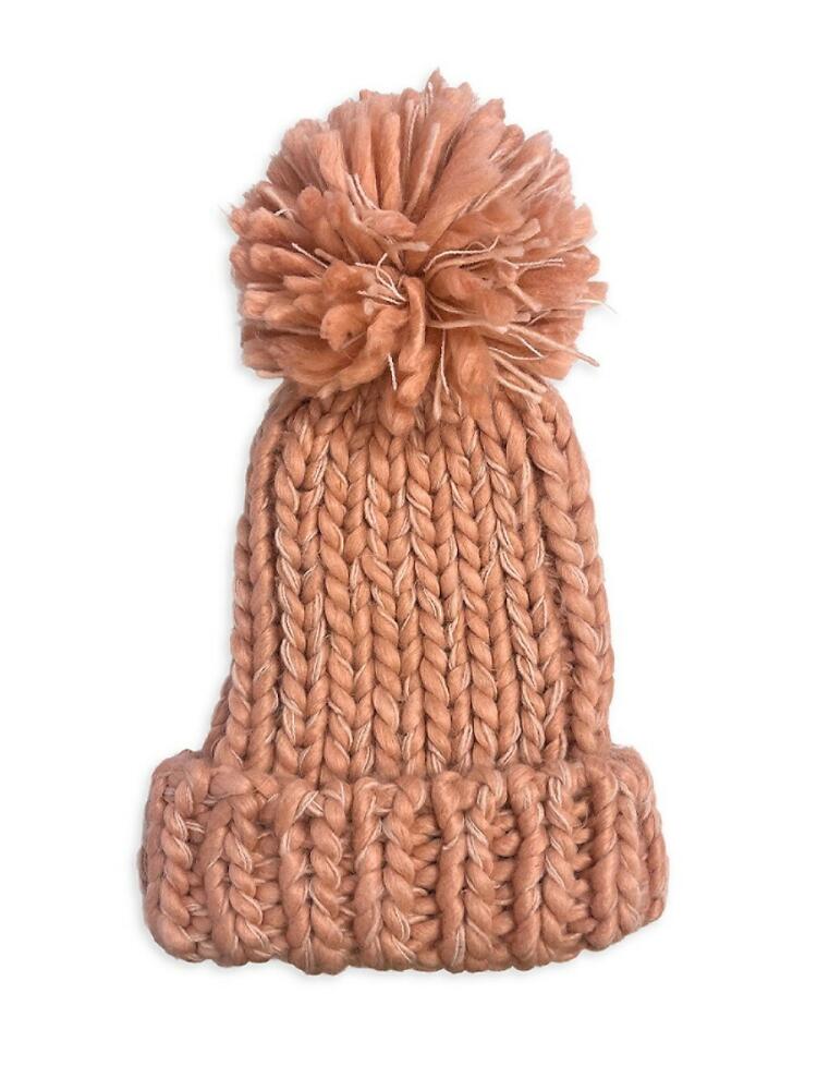 MARCUS ADLER Women's Chunky Knit Beanie - Pink Cover