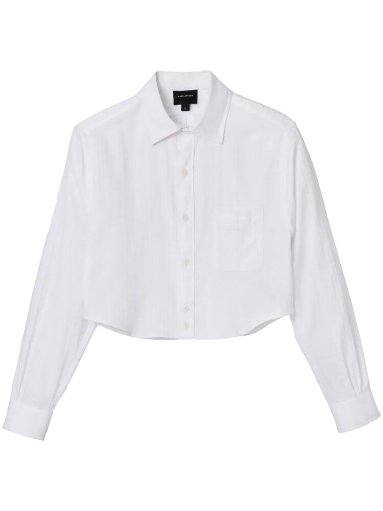 Marc Jacobs The Cropped Femme Shirt - White Cover