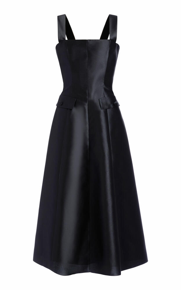 Markarian - Alouetta A-Line Utility Midi Dress - Black Cover