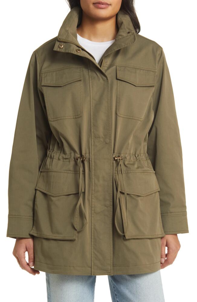 Sam Edelman Cinch Waist Anorak Jacket in Tidal Foam Cover