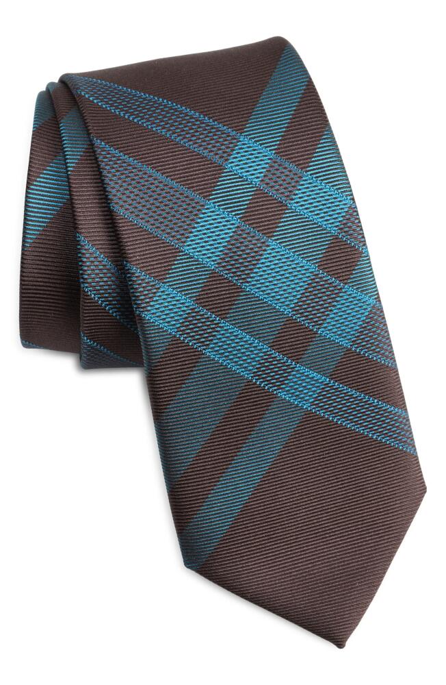 burberry Manston Check Silk Tie in Snug Ip Check Cover