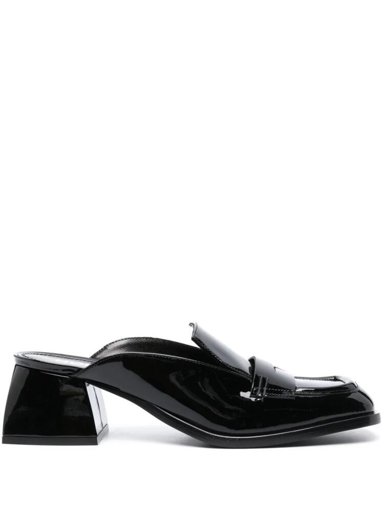 Nodaleto Cara square-toe 60mm mules - Black Cover