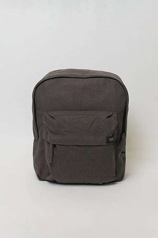 Terra Thread Organic Cotton Mini Canvas Backpack in Dark Grey Cover