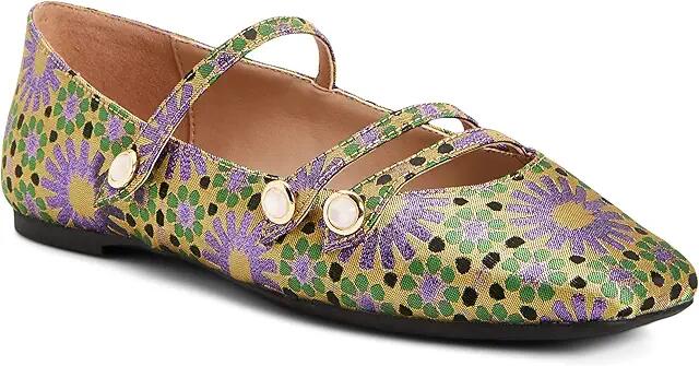 Katy Perry The Evie Button Flat (Violet Multi) Women's Flat Shoes Cover