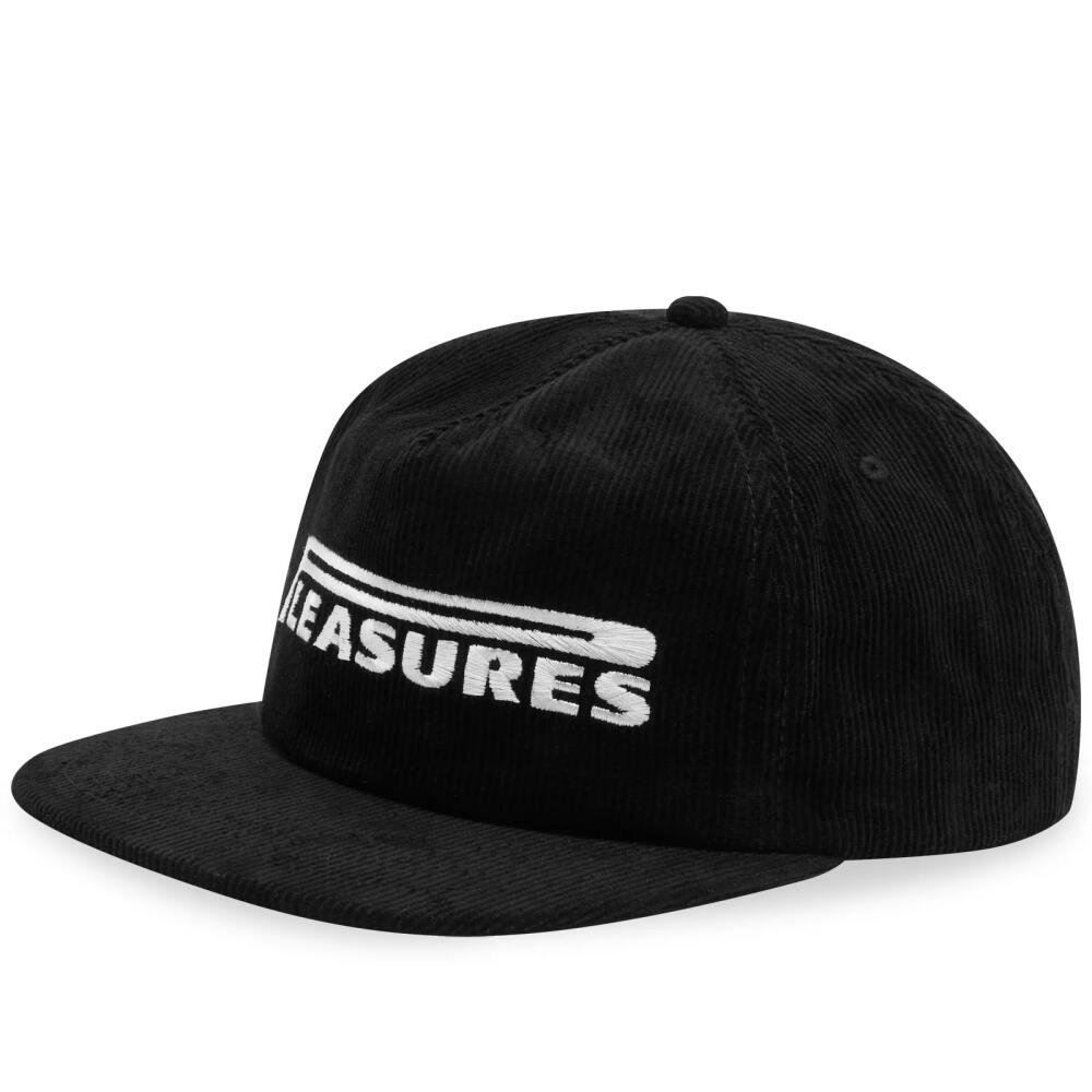 Pleasures Men's Pit Stop Corduroy Cap in Black Cover