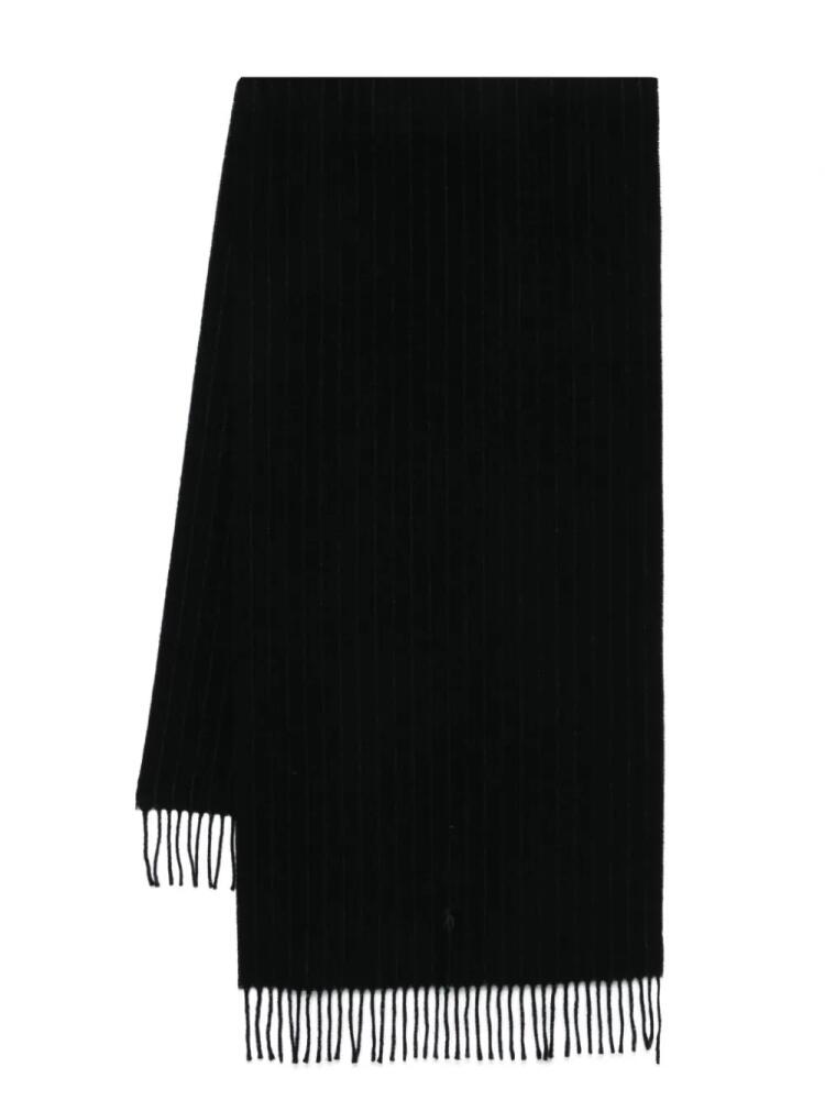 Polo Ralph Lauren pinstripe scarf - Black Cover