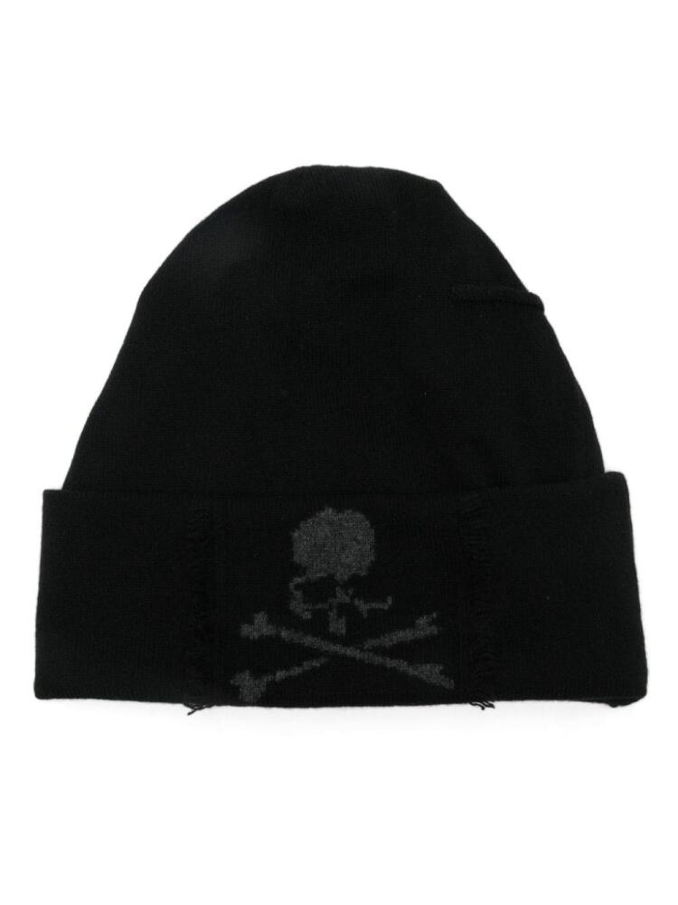 Mastermind Japan logo-jacquard beanie - Black Cover