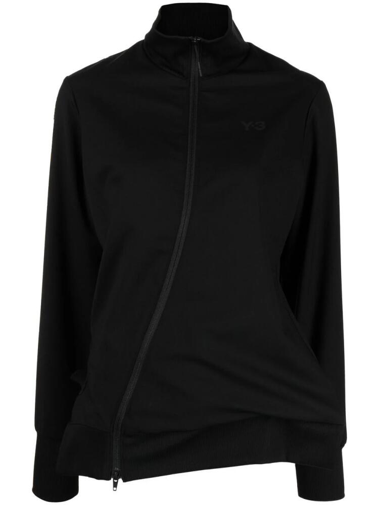 Y-3 asymmetric zip sweatshirt - Black Cover