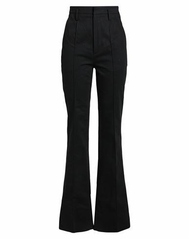 Saint Laurent Woman Pants Black Cotton Cover