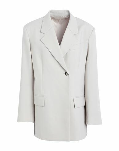 Arket Woman Blazer Off white Polyester, Wool, Elastane Cover