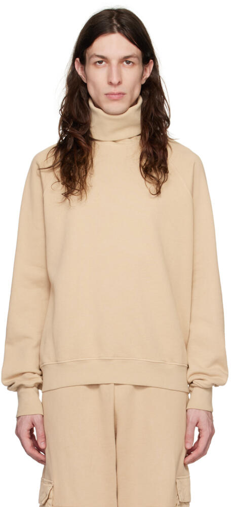 Les Tien Beige Raglan Turtleneck Cover