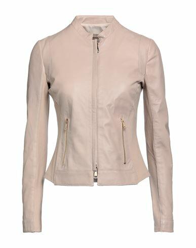 Iesse Woman Jacket Dove grey Soft Leather Cover