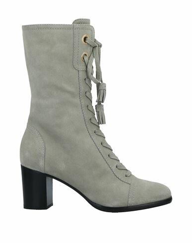 Alberta Ferretti Woman Ankle boots Light green Soft Leather Cover