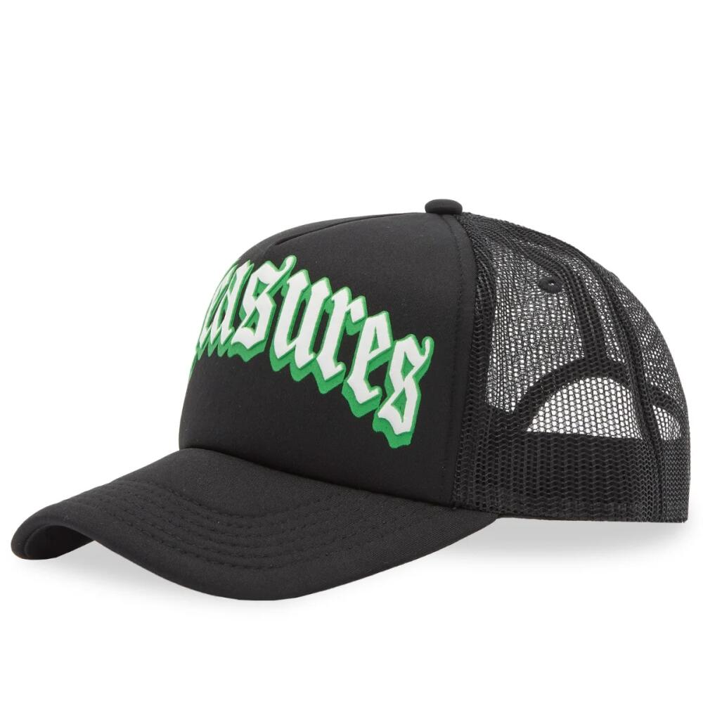 Pleasures Men's Twitch Trucker Cap in Black Cover