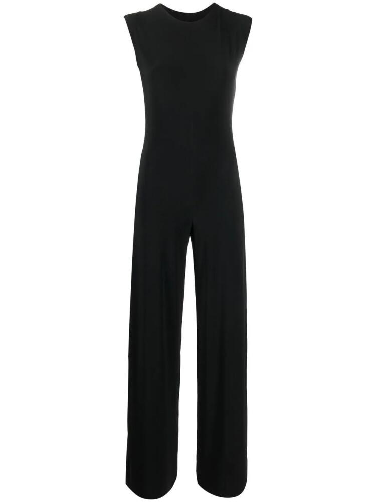 Norma Kamali sleeveless wide-leg jumpsuit - Black Cover