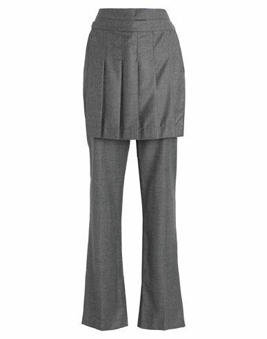 Fendi Woman Pants Lead Wool Cover