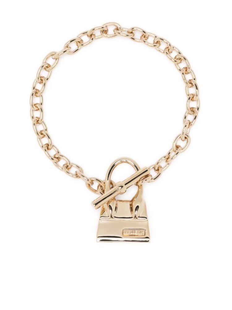 Jacquemus Le Bracelet Chiquito Barre chain - Gold Cover