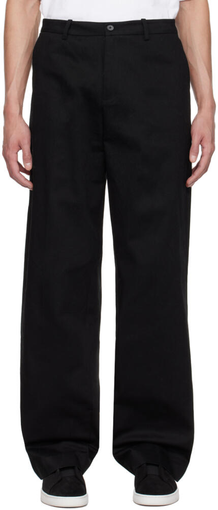 Axel Arigato Black Serif Trousers Cover