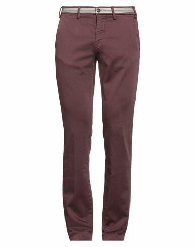 Mason's Man Pants Burgundy Cotton, Lyocell, Elastane Cover