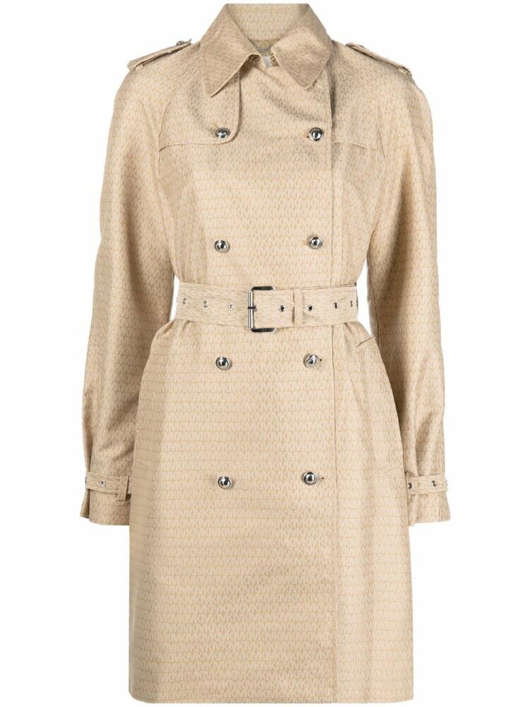 Michael Michael Kors double-breasted trench coat - Neutrals Cover