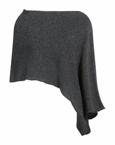 Iesse Woman Cape Steel grey Polyamide, Wool, Viscose, Cashmere Cover