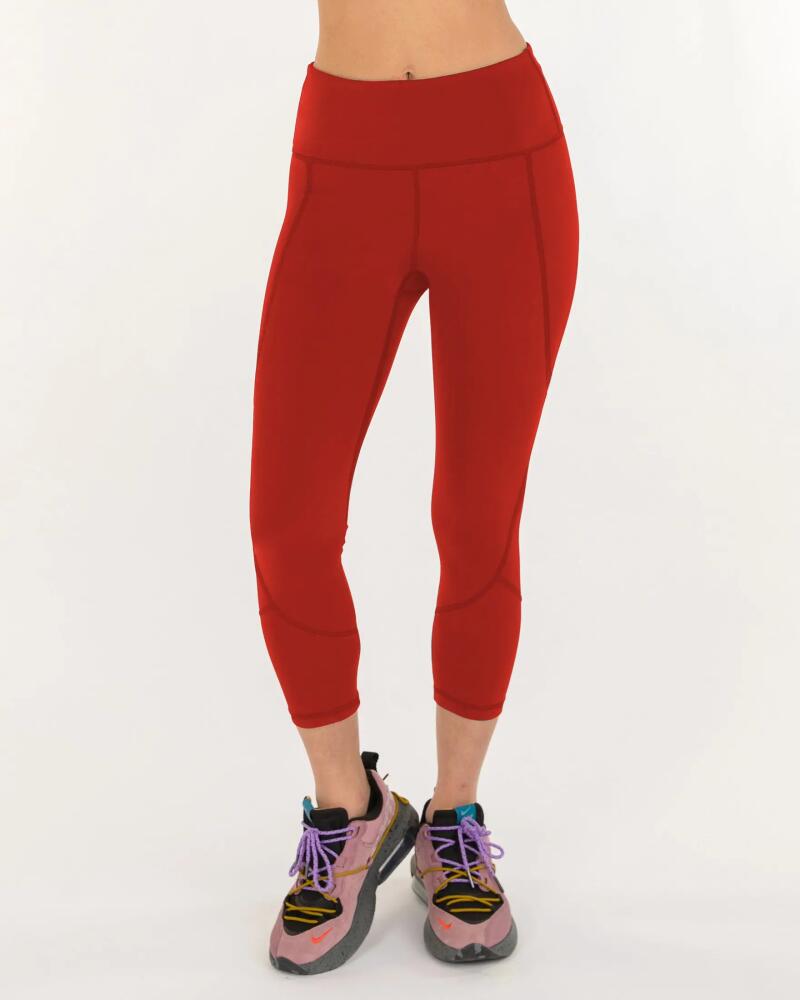 Rebody Active Power Up Silkiflex Leggings 21.5" in Mars Red Cover