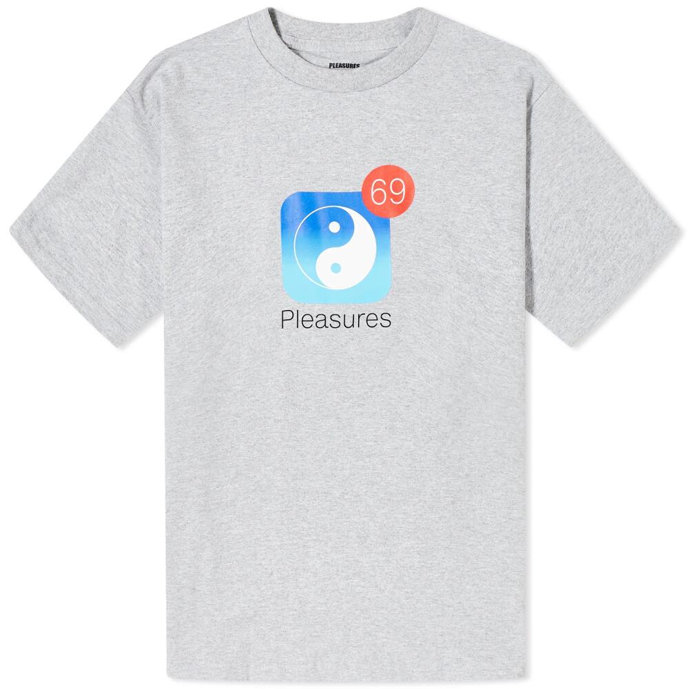 Pleasures Men's Notify T-Shirt in Grey Cover