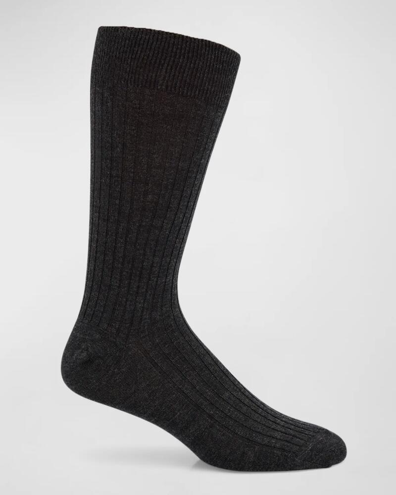 Neiman Marcus Men's 3-Pack Ribbed Crew Socks Cover