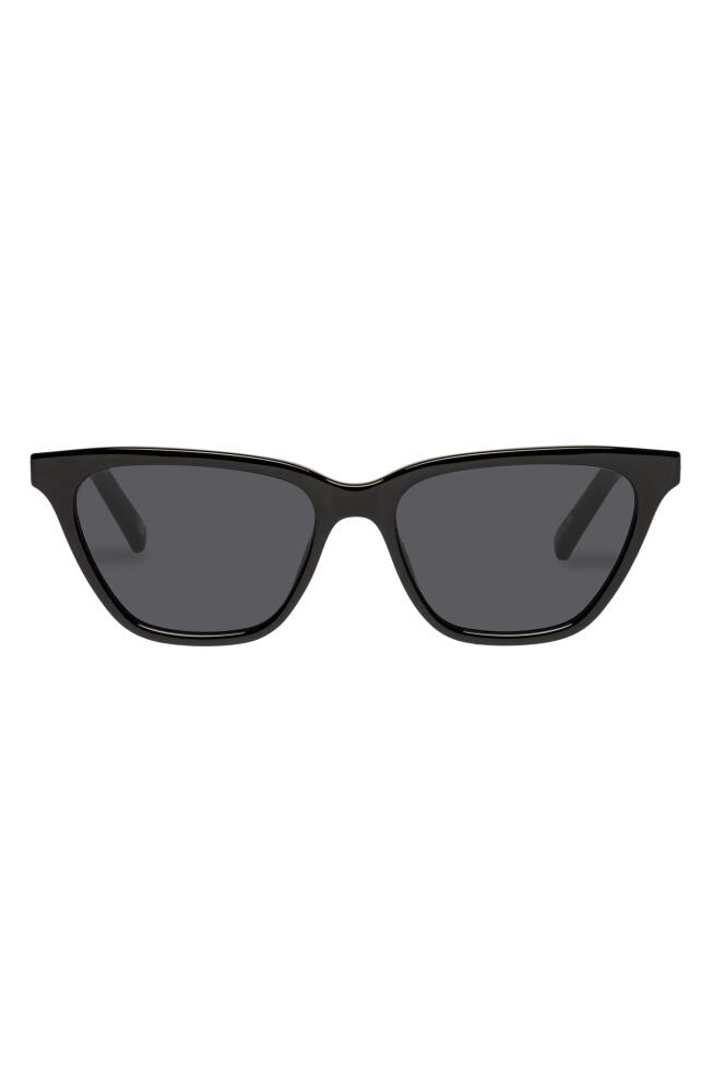 Le Specs Steadfast 51mm Gradient D-Frame Sunglasses in Black Cover