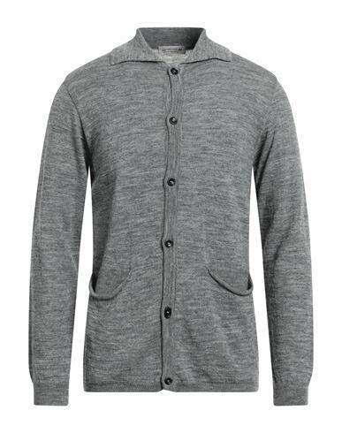 Daniele Alessandrini Homme Man Cardigan Grey Wool, Acrylic Cover