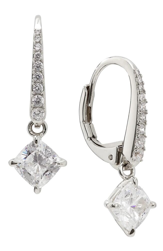 Nadri Colette Huggie Earrings in Rhodium Cover