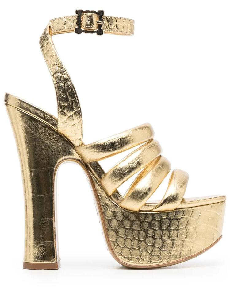 Vivienne Westwood Britney open-toe platform sandals - Gold Cover