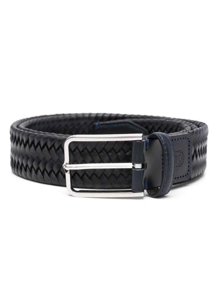 Corneliani braided belt - Blue Cover