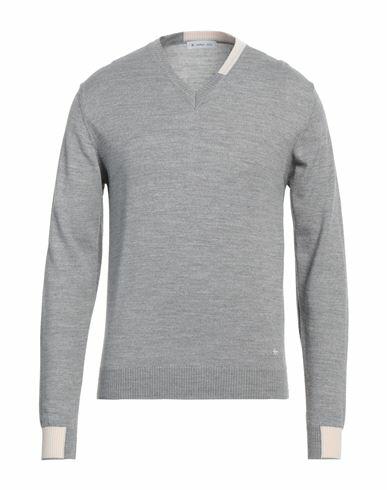 Manuel Ritz Man Sweater Light grey Wool, Acrylic Cover