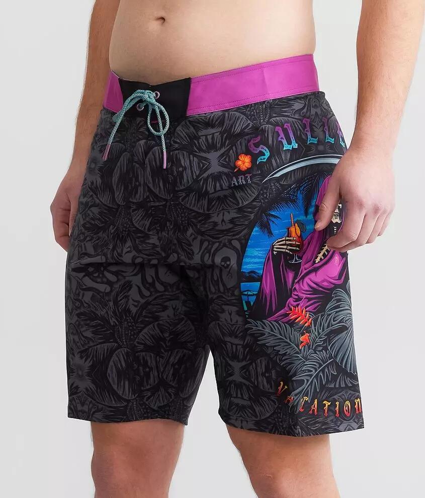 Sullen Vacation Time Stretch Boardshort Cover