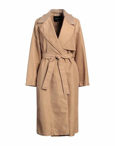 Fabiana Filippi Woman Overcoat & Trench Coat Camel Polyamide Cover