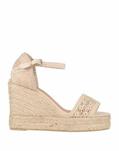 Castañer Woman Espadrilles Ivory Textile fibers Cover