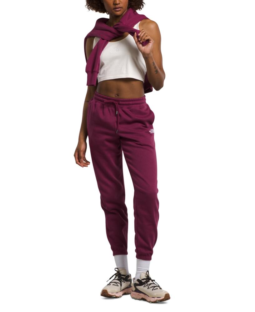 The North Face Women's Half Dome Fleece Sweatpants - Boysenberry/tnf White Cover