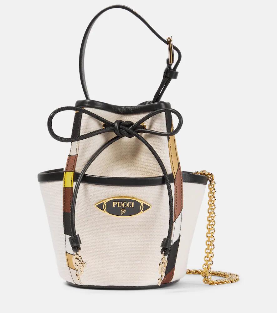 Pucci Cotton canvas bucket bag Cover