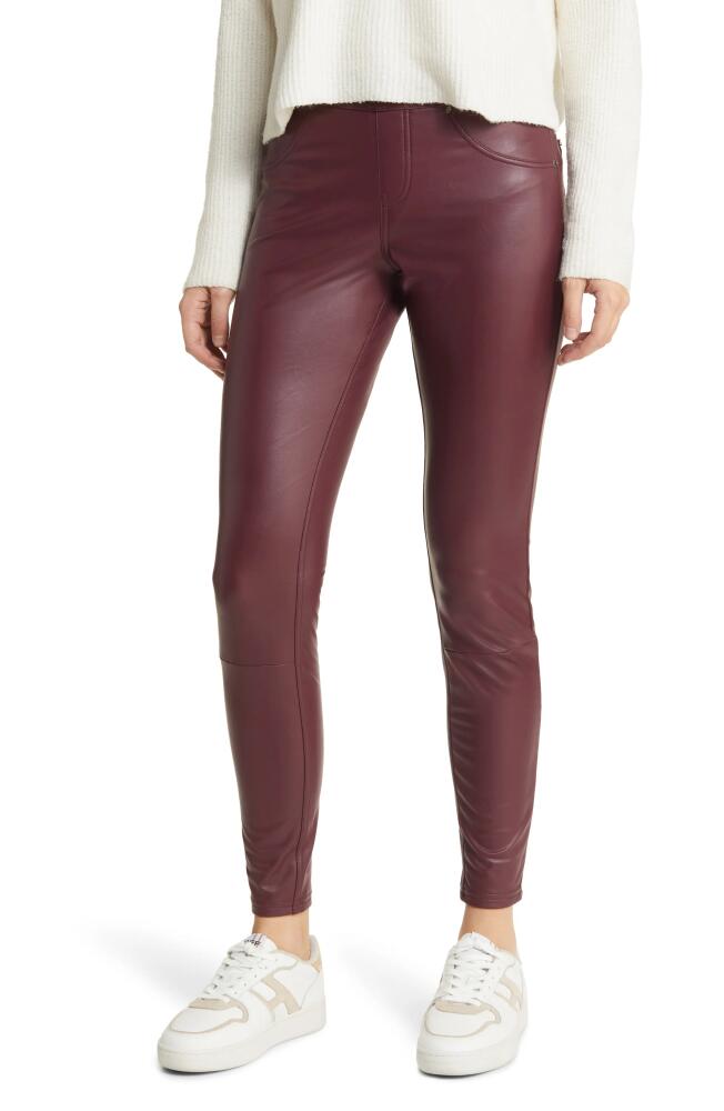 Hue Faux Leather Leggings in Port Royale Cover