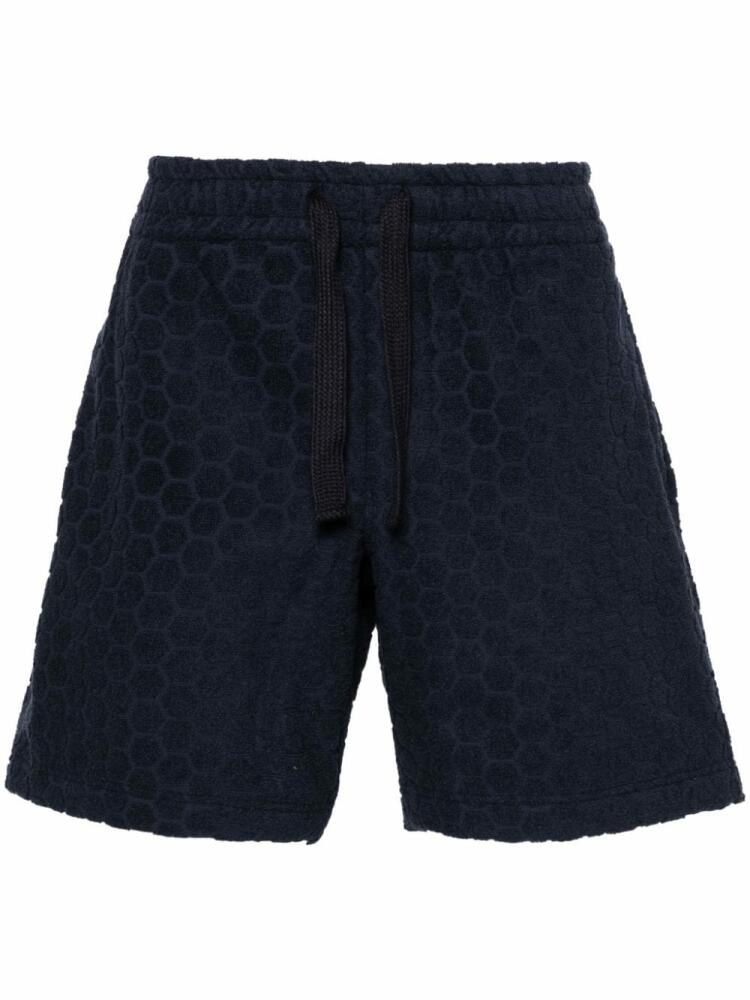 Orlebar Brown Trevone geometric pattern shorts - Blue Cover