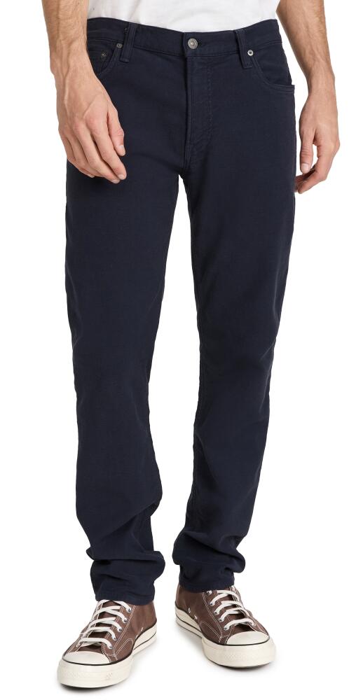 Citizens of Humanity Adler Slim French Terry Pants Night Flight (Navy) Cover