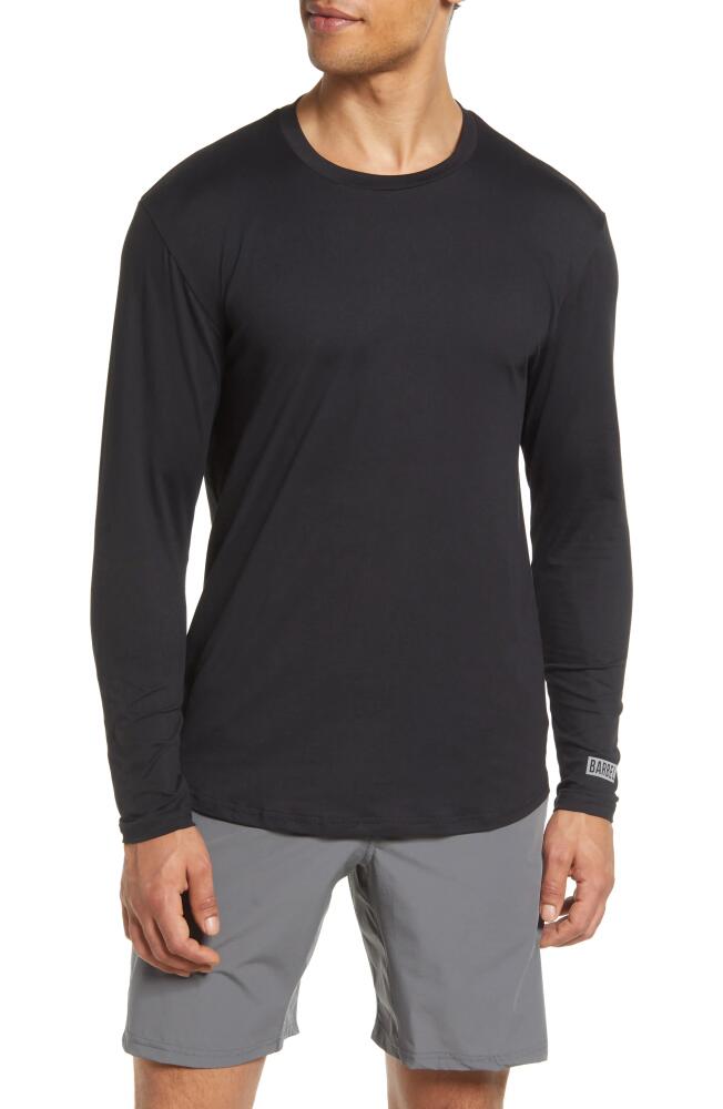 Barbell Apparel Men's Havok Stretch Long Sleeve T-Shirt in Black Cover