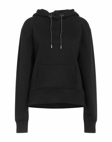 Guess Woman Sweatshirt Black Cotton, Polyester Cover