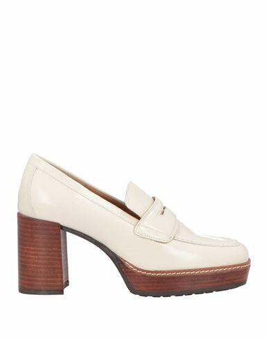 Pedro Miralles Woman Loafers Ivory Leather Cover