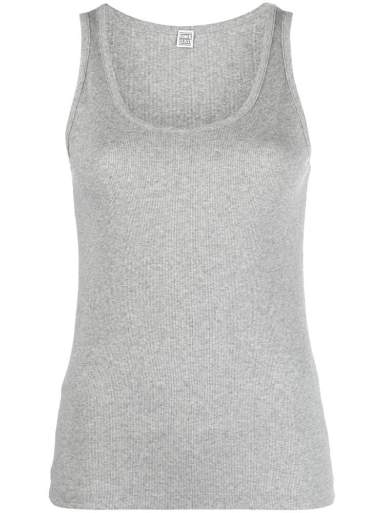 TOTEME Classic ribbed tank top - Grey Cover