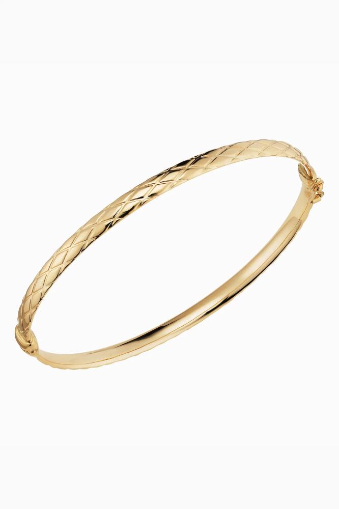 Oradina 14K Yellow Gold Diamondback Bangle Cover